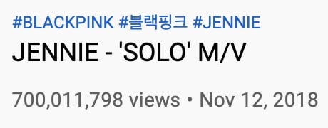 MV Solo Jennie 'BLACKPINK' Tembus 700 Juta Views