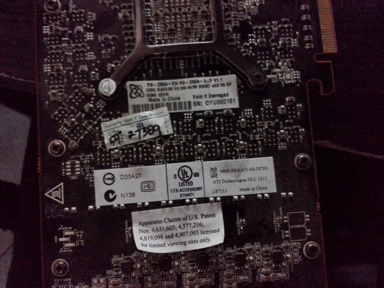 JUAL BU -- XFX Radeon R9 290 4GB DDR5 512 Bit - R9-290A-ENFC