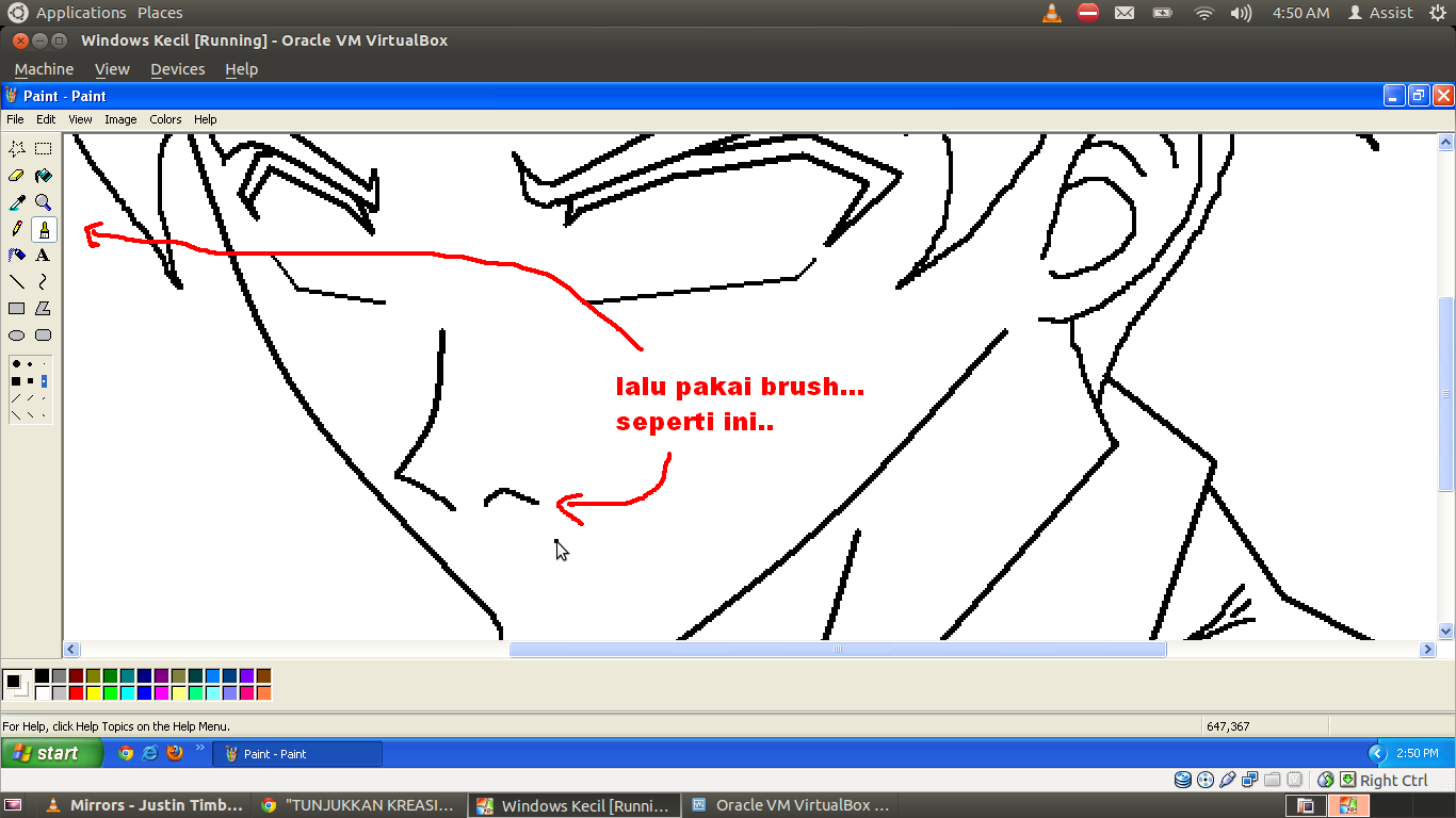 Ane Ajarin nih &quot;Membuat Karacter Sendiri &amp; Kata Mutiara&quot; by ms.Paint 