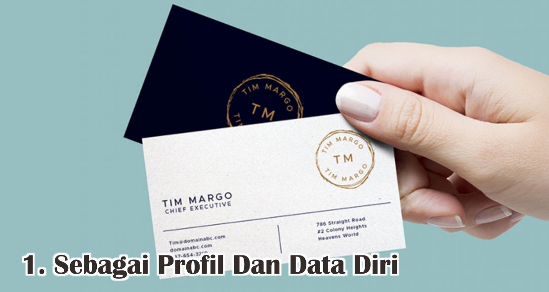 Ini Lho Kegunaan Kartu Nama Yang Penting Untuk Kamu Ketahui !