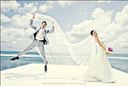 Foto pre wedding paling ekstrem