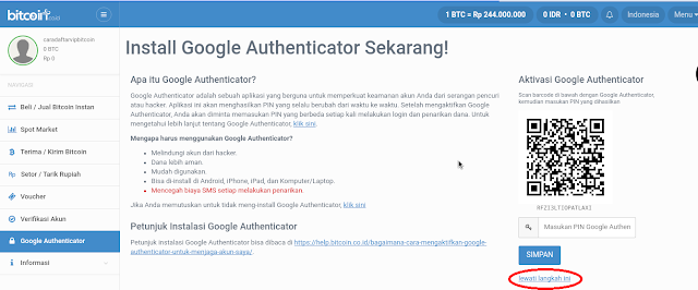 Tutorial Mendaftar Indodax