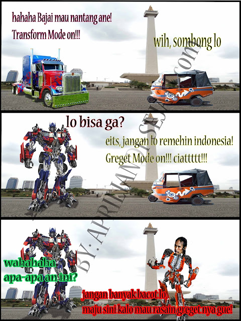 Transformer Indo Vs Optimus prime!