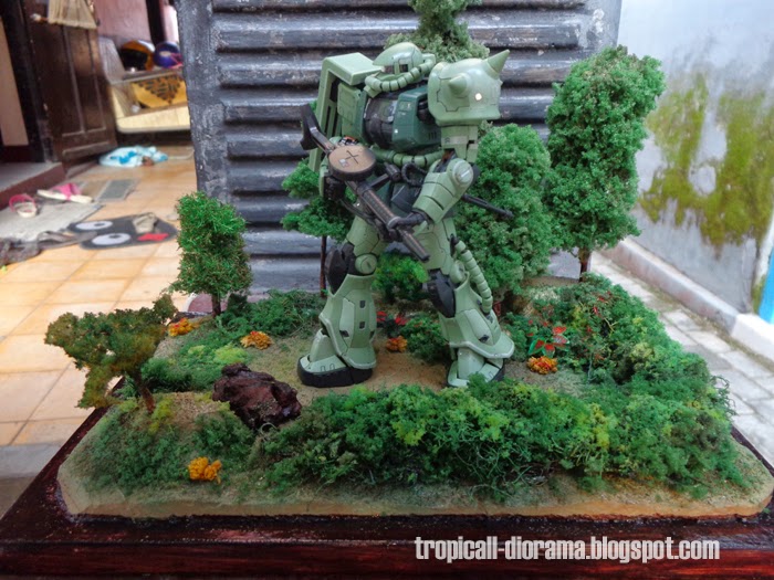 Tropicall Diorama | bahan - bahan diorama dan miniatur pohon (gundam, toys, hobbies)