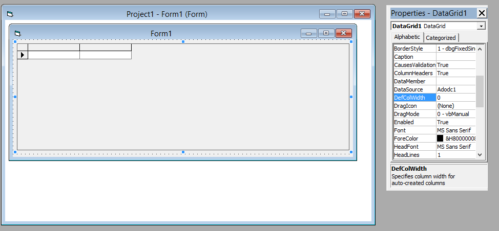 Menampilkan Database ke Datagrid Pada Visual Basic