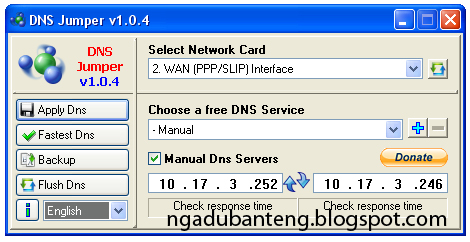 DNS Jumper Buat Koneksi keong