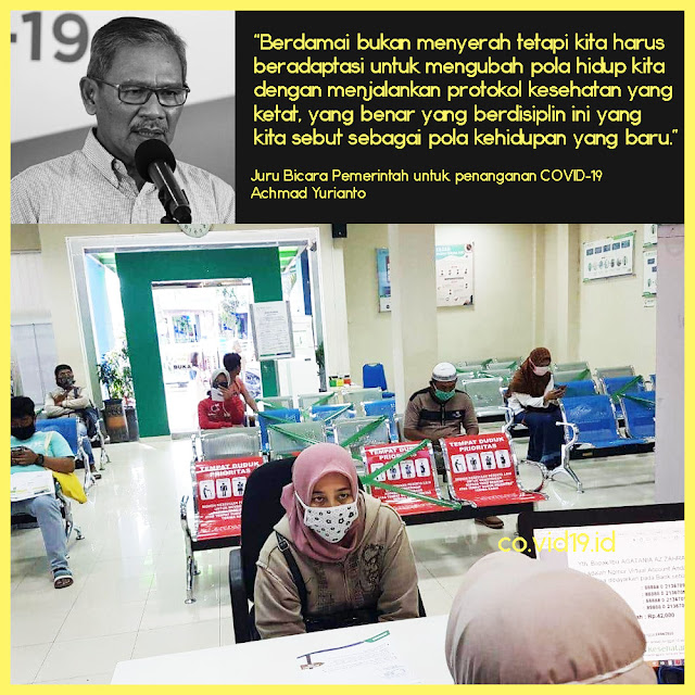 Achmad Yurianto Mengajak Kita Untuk Berdamai Dengan Corona