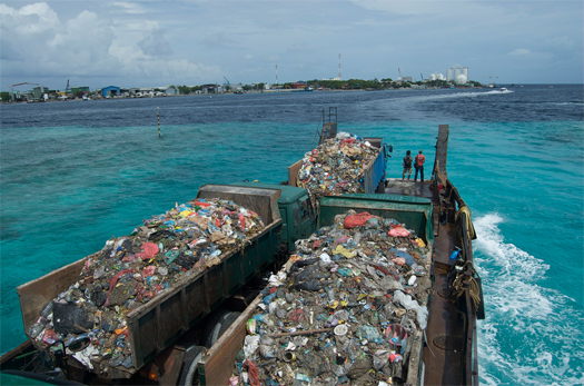 Pulau Sampah di berbagai belahan dunia 