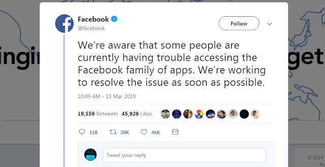 Facebook | Instagram | Whatsapp Down! Bukan Karena Serangan DDos. Tapi Karena ini..