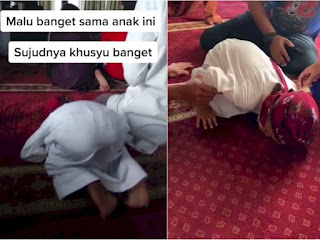 dikira-khusyuk-salat-karena-sujud-lama-bocah-ini-ternyata-ketiduran