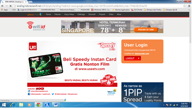 Indonesia Wifi menjawab kebutuhan kita..!!!