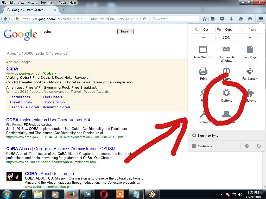 Sharing cara menghilangkan cse google hasil pencarian di mozilla firefox