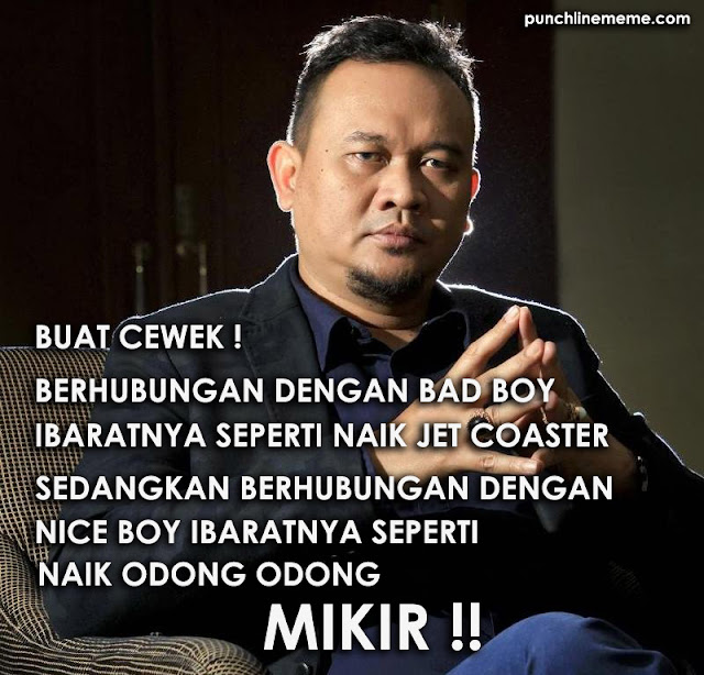 Meme Lucu Bad Boy VS Nice Boy