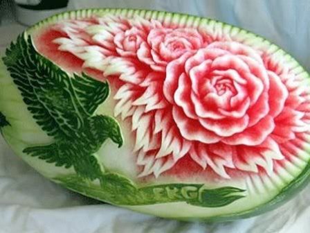 Fruit Carving, Seni Mengukir Buah yang Menakjubkan