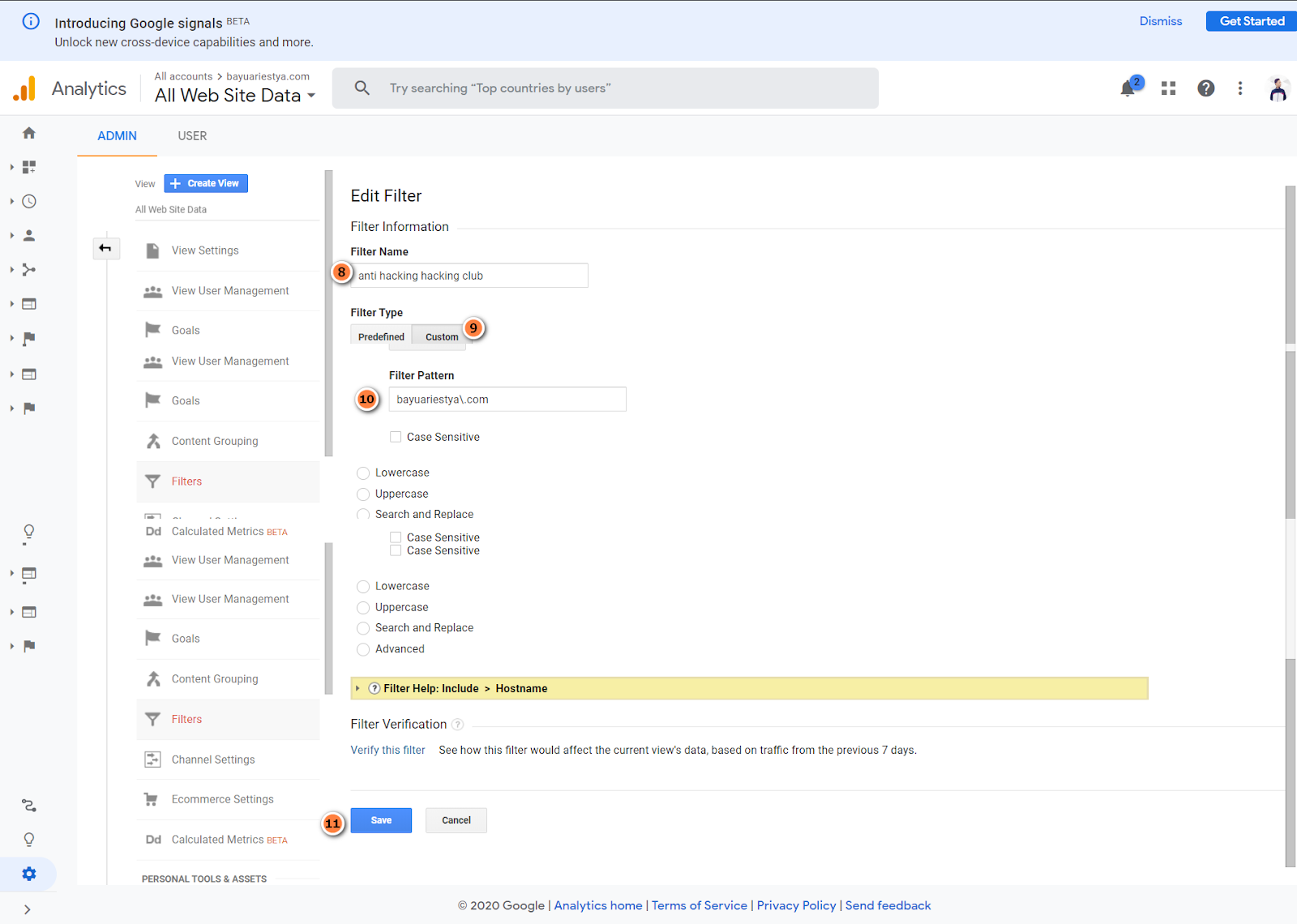 Cara melindungi akun Google Analytics dari jebakan trafik palsu