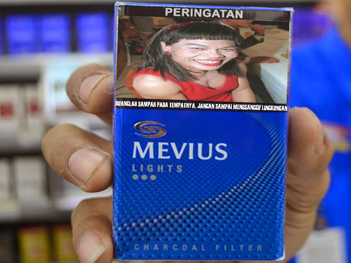 Berbagai gambar kreatif dan lucu dalam kemasan rokok