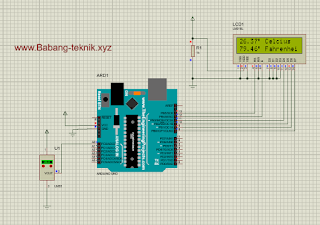 Membuat rangkaian Arduino dengan Sensor LM35 Pada Proteus | KASKUS