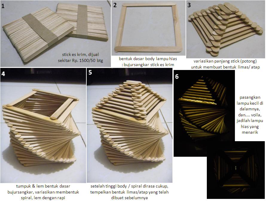 &#91;PICT++&#93; Membuat Hiasan Lampu Indah Dari Barang Bekas