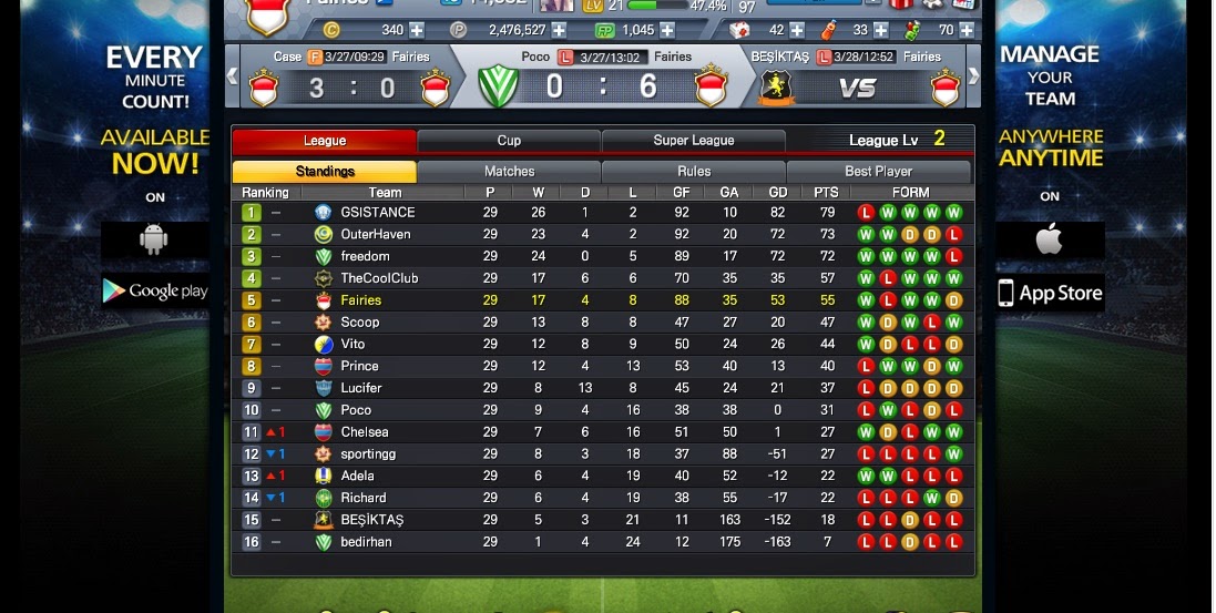&#91;OFFICIAL&#93; &#91;Facebook&#93; Total Football Manager - Be The Professional Manager