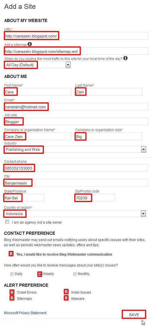 Cara Mendaftarkan Blog Ke Yahoo dan Bing Terbaru
