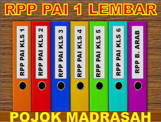 Download RPP 1 Lembar Mapel PAI Dan Budi Pekerti Kelas 1-6 SD/MI Kurikulum 2013