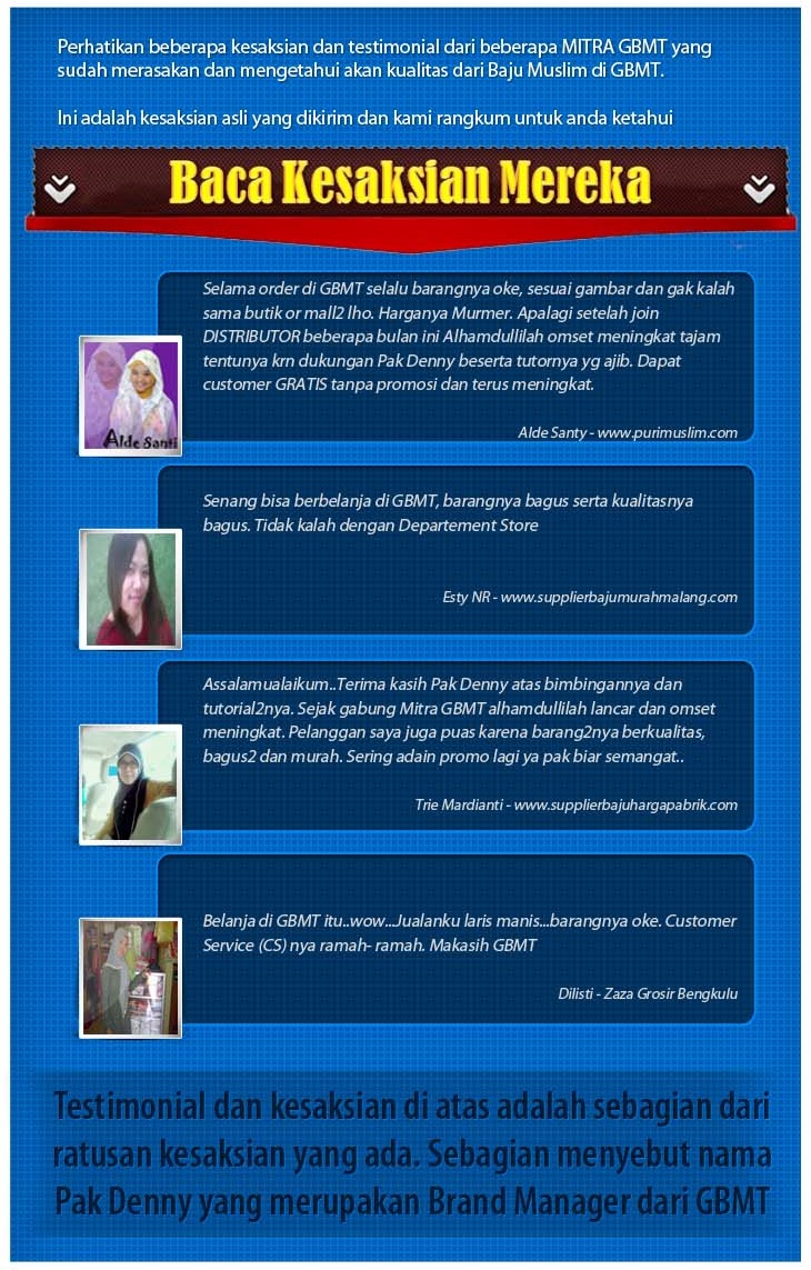 G-Bisnis, Bisnis Baju Muslim Sistem Jaringan