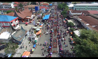 Begini Indahnya Pawai dan Karnaval Dilihat Dari Drone