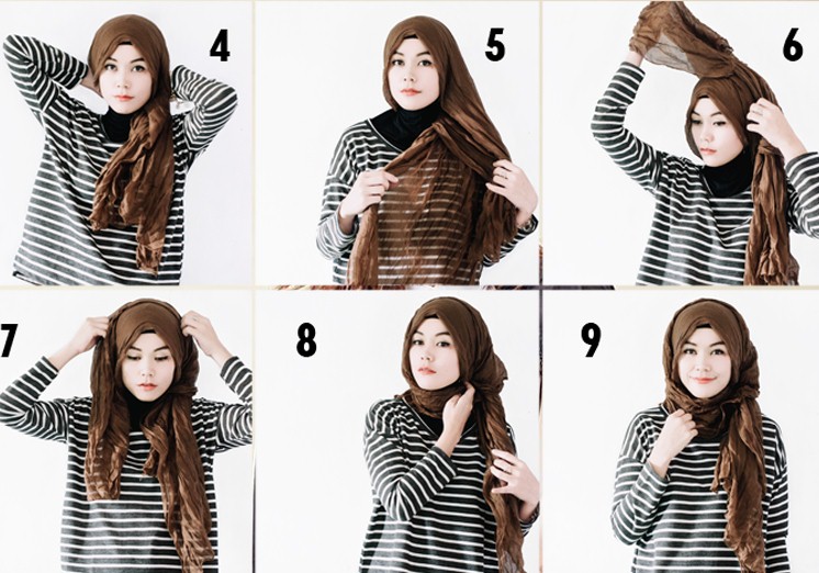 Harus Coba Nih Ukhti 6 Tutorial Hijab Pashmina Simpel Terbaru 2017