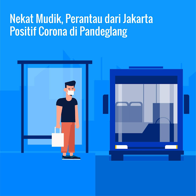 Nekat Mudik, Perantau dari Jakarta Positif Corona di Pandeglang