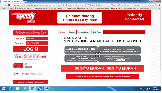 Indonesia Wifi menjawab kebutuhan kita..!!!