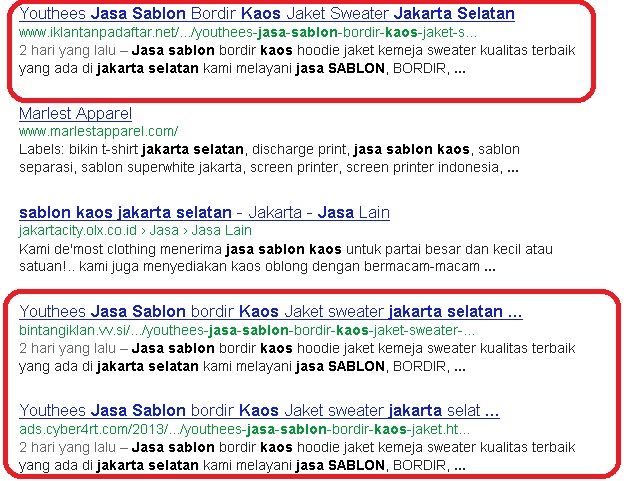 Jasa Promosi Iklan Halaman 1 Google | Jasa Promosi Website dan Produk Recommended !