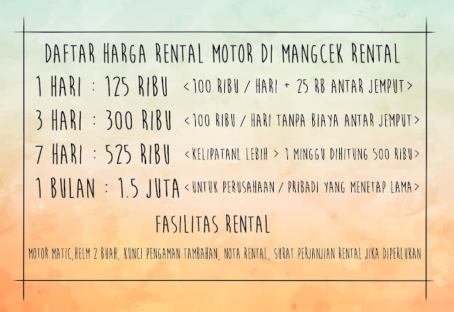 Sewa &amp; Rental Motor di Palembang