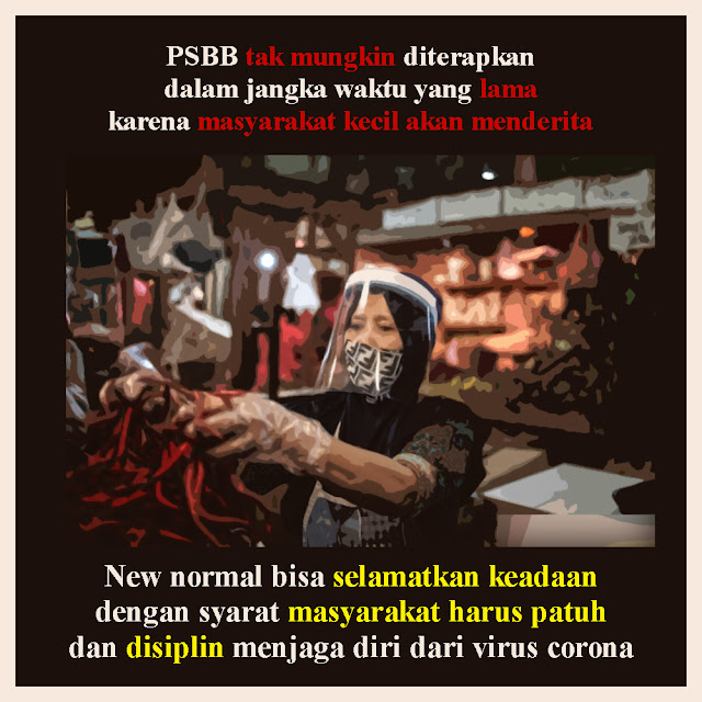 Mari Terapkan New Normal Untuk Selamatkan Ekonomi Kita