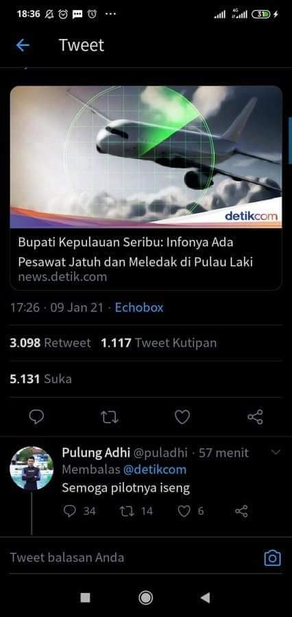 Sriwijaya Air Kecelakaan, Eh malah jadi bullyan