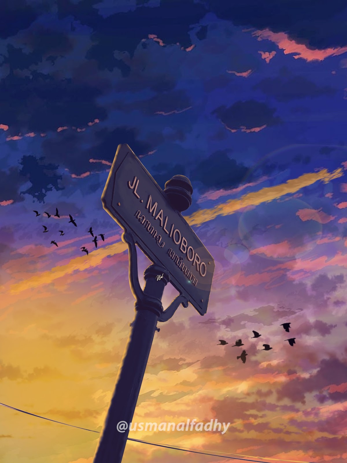 10 Foto kota di Indonesia diedit bergaya anime ini bikin takjub