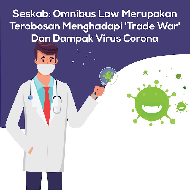 Omnibus Law terobosan menghadapi 'trade war' dan dampak Covid19
