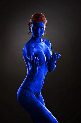 ( just share ) super hero body inside &#91; body painting &#93;