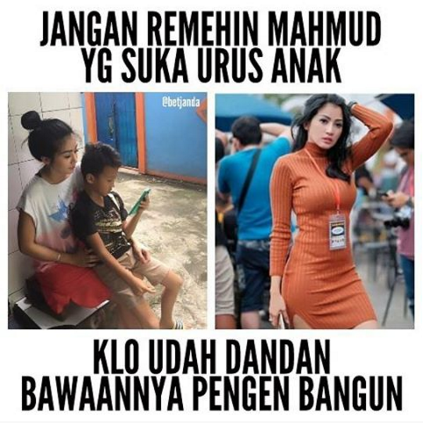 10 Meme #MahmudChallenge Emak-Emak Berdaster Kalau Udah Dandan Mantab Jiwa