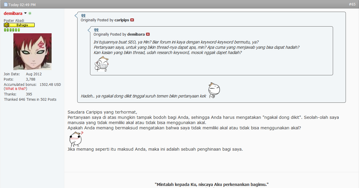 Karena BAPER, Saya Di-banned Dari Forum Indo.mt5