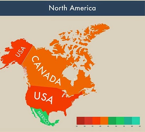 Grafik Kebahagian Setiap Negara. Indonesia Lebih Bahagia Dibanding Tetangga Gan!