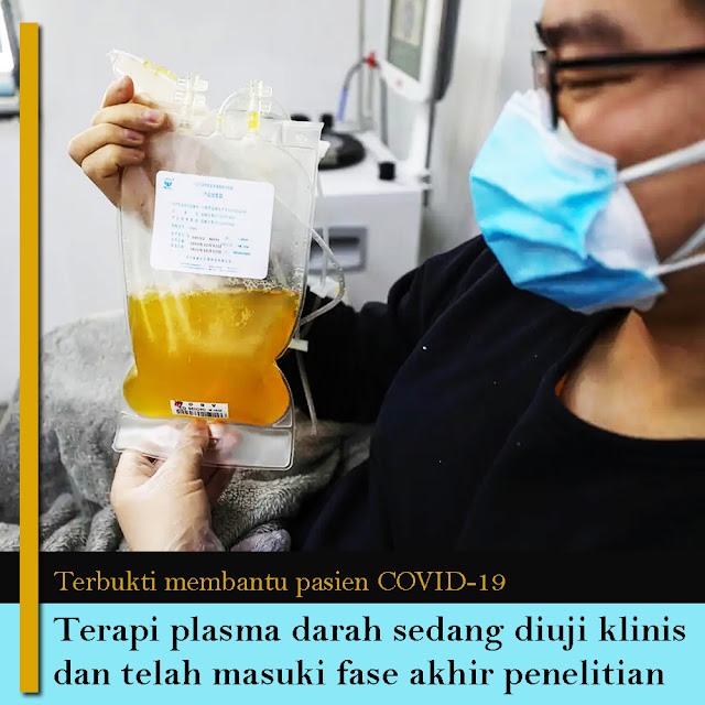 Terapi Plasma Darah Telah Masuki Fase Akhir Penelitian