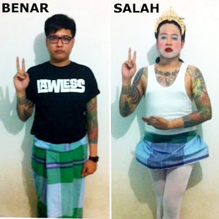 ☼☼☼♂ Tutorial Memakai Sarung Yang Benar ♂☼☼☼☼