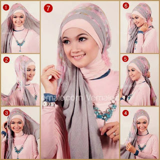 Cara Memakai Jilbab Paris Cantik Terbaru 2014