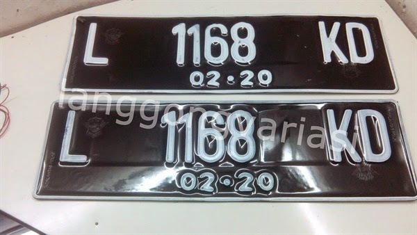 Terjual custom cover plat nomor acrylic cembung dan datar 