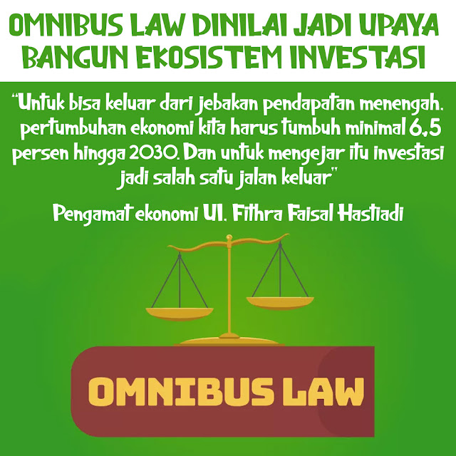 Pengamat UI: RUU Cipta Lapangan Kerja Untuk Dukung Investasi