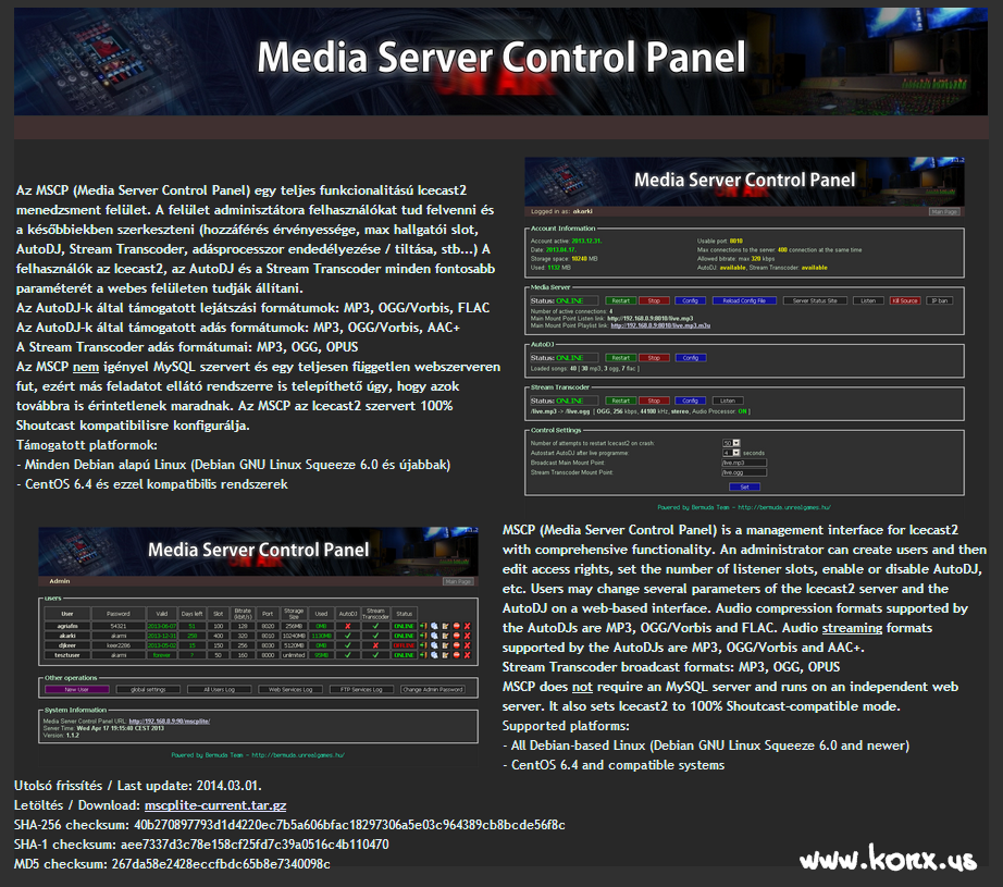 Server control panel. Media Server Control interface. I-MSCP. MSCP. Vvyr MSCP mfgs PZQK kcvm.