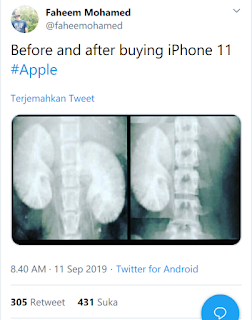 Kocak! Netizen Ramai-Ramai Bikin Meme Tentang iPhone 11 Terbaru