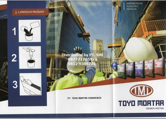 TOYO MORTAR Semen Mortar/ Semen Instan / Lerekat/ Lem Hebel Bata Ringan Berkualitas