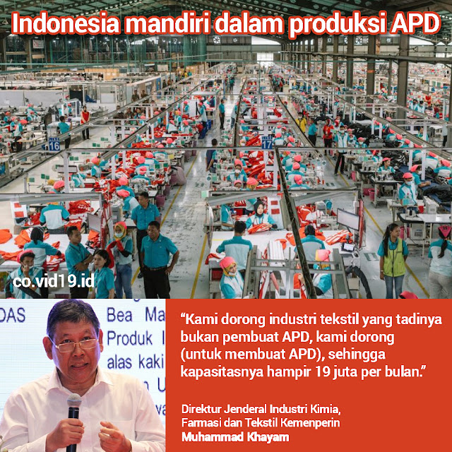 Indonesia Mandiri Dalam Produksi APD Untuk Tenaga Medis