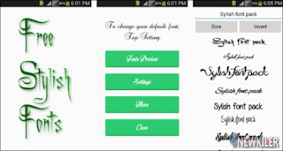 Inilah 10 Aplikasi Font Android Terbaik 2020, Tanpa Root jamin 1000% Work